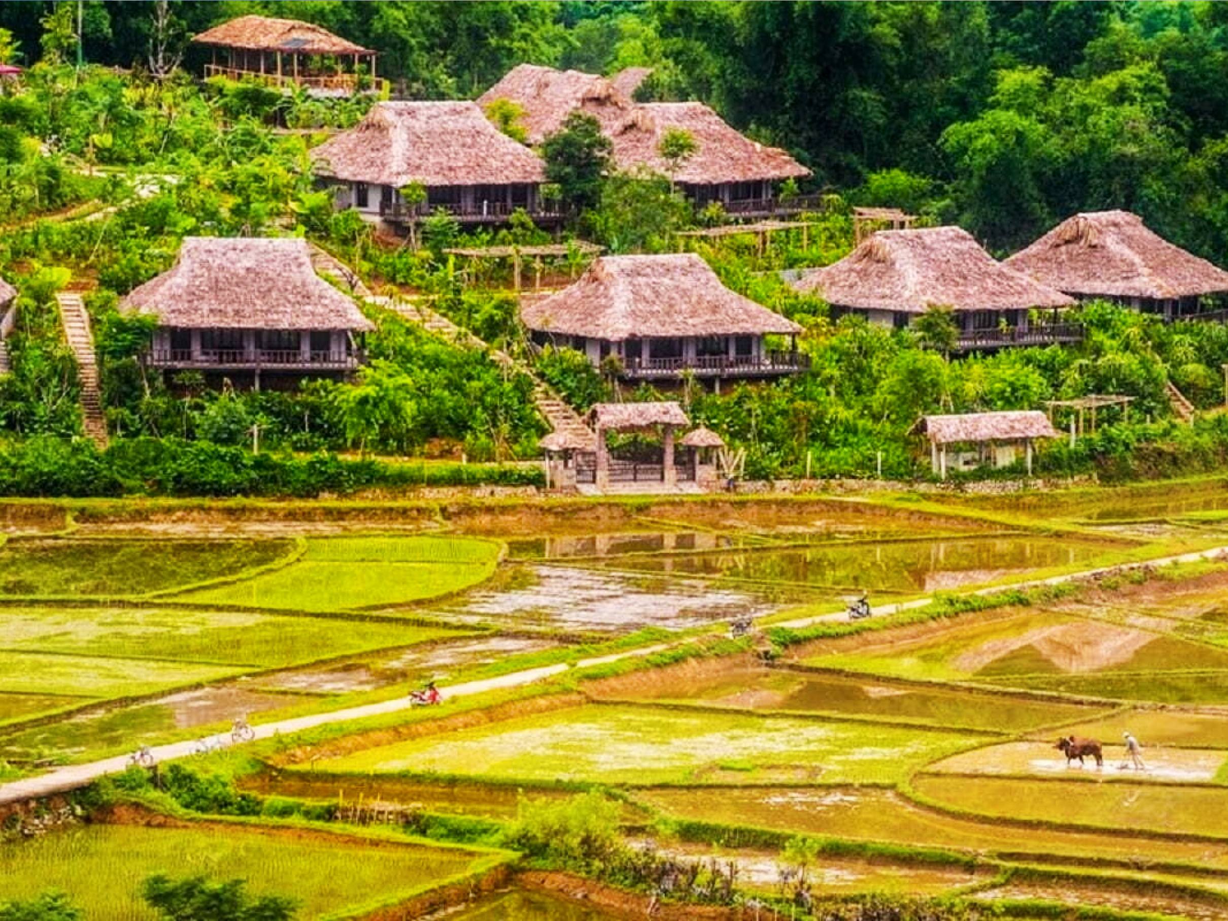Ninh Binh to Mai Chau: Thac May Waterfall & Scenic Transfer