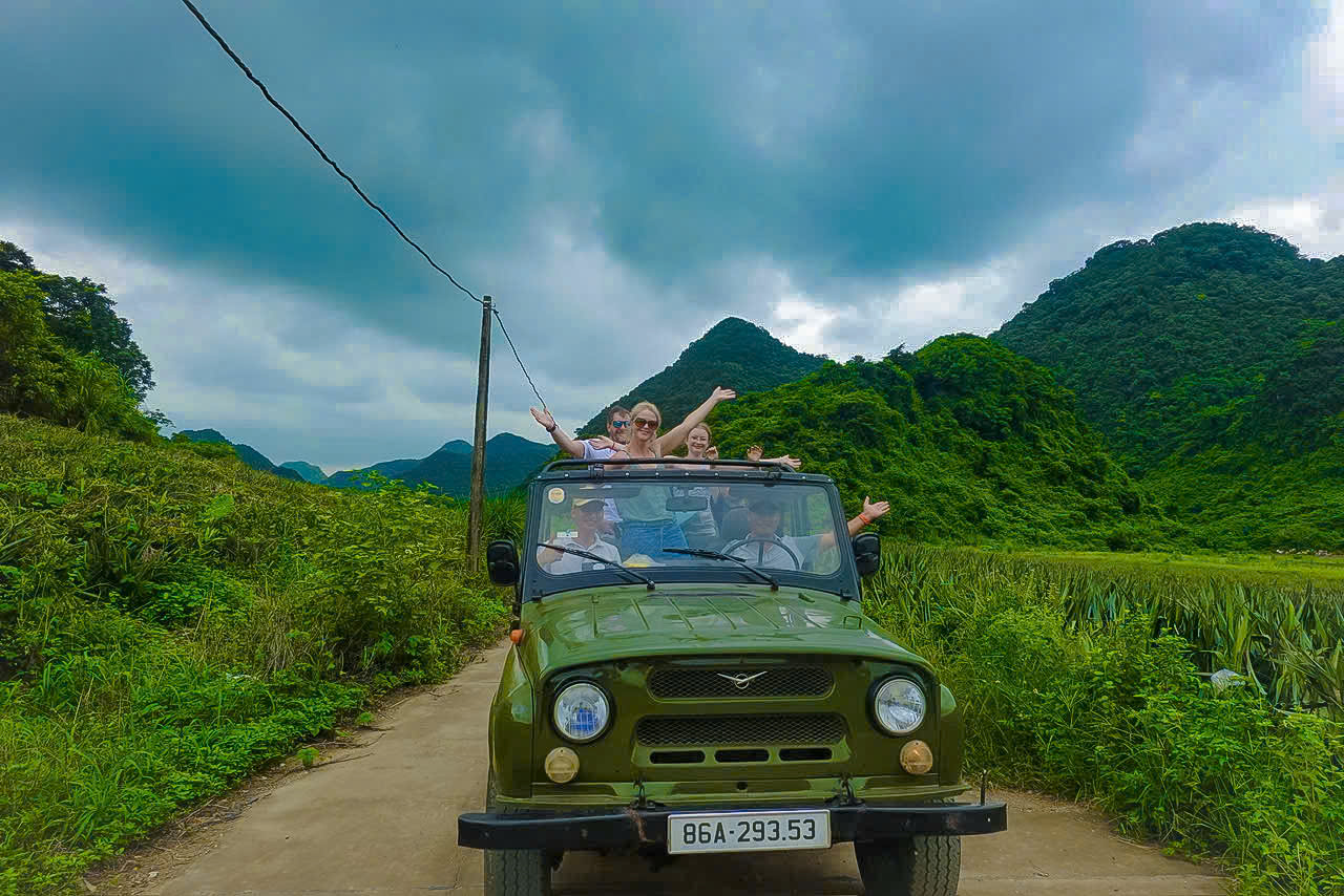From Ninh Binh: Rescued Wildlife & Hidden Waterfall Escape Jeep Car Full Day Tour